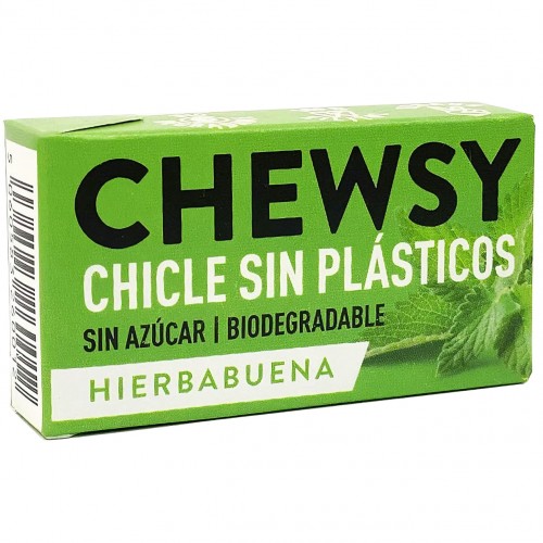 Chicle Sin Plásticos de Hierbabuena Chewsy 15g
