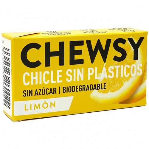 Chicle Sin Plásticos de Limón Chewsy 15g