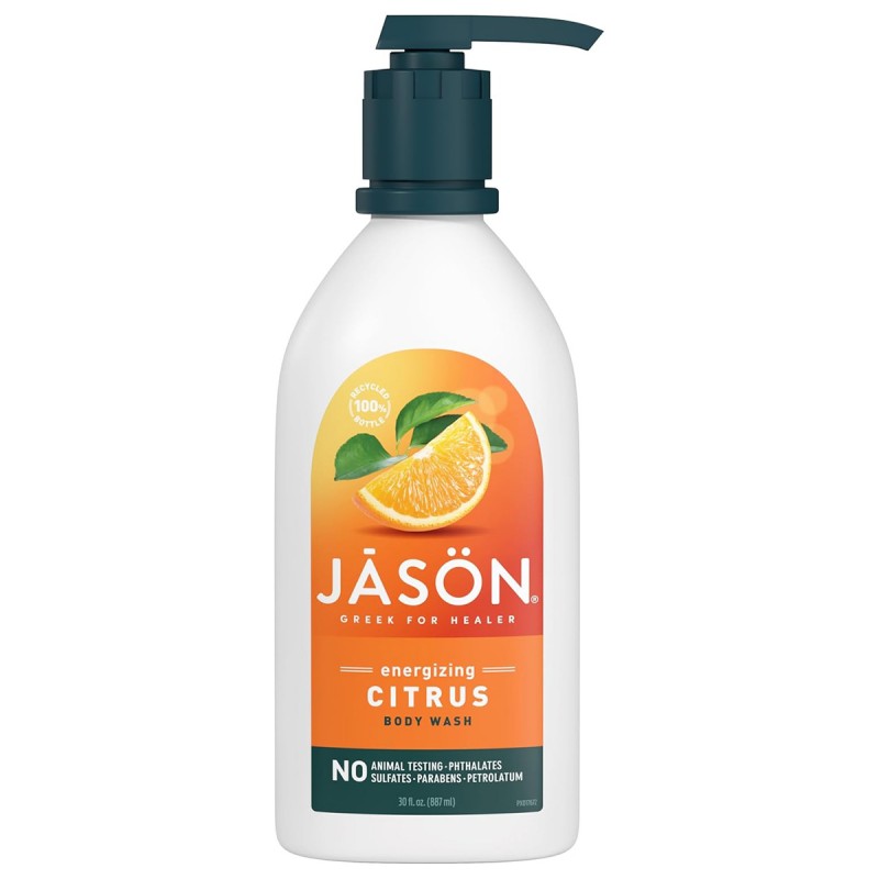 Citrus Gel de baño y ducha Energizante Jason 887 ml