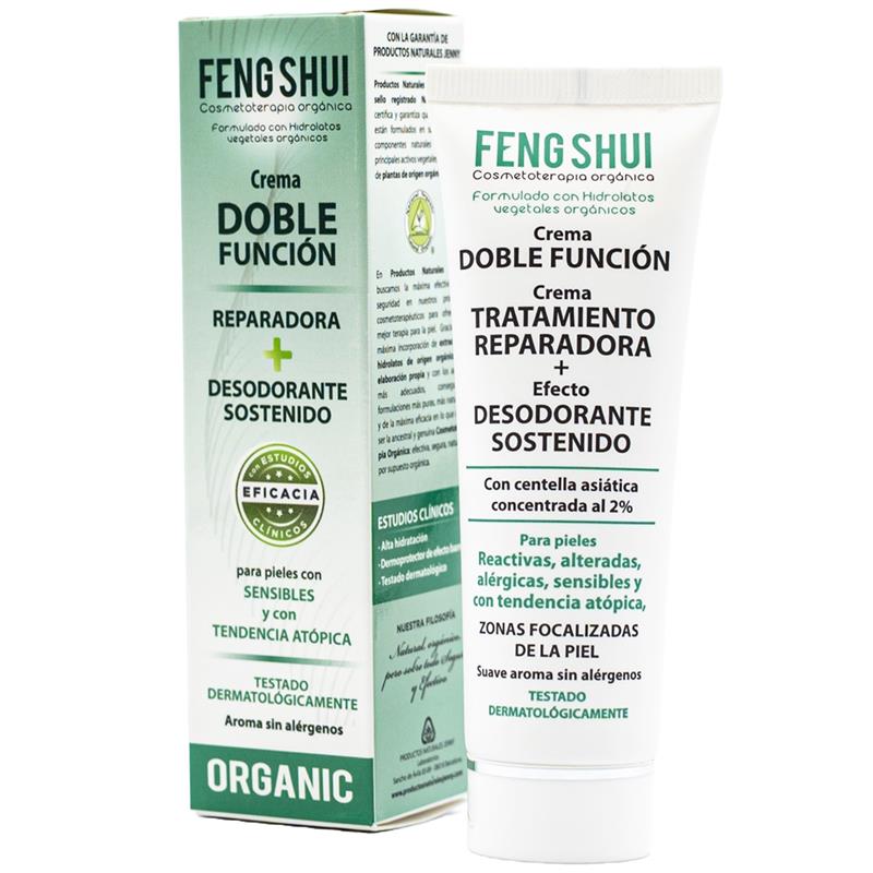 Crema Doble Función Reparadora y Desodorante Feng Shui 50 ml