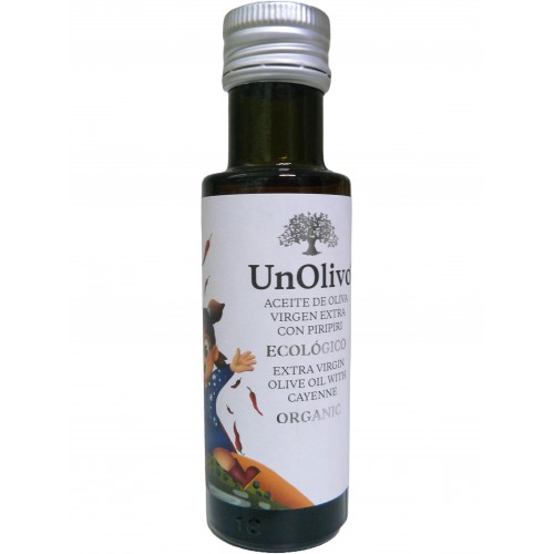 Aceite de Oliva con Piripiri Bio 100 ml Un Olivo