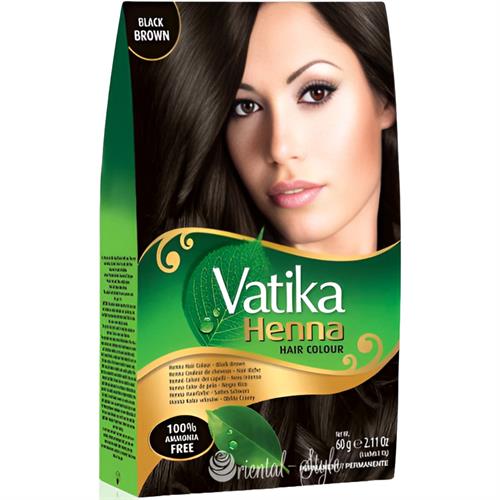 Henna Negro Marrón Vatika 60g