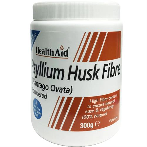 Fibra de Cascara Psyllium Polvo HealthAid 300 g