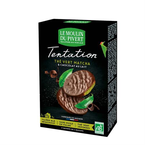 Galletas Tentación Té Verde Matcha Le Moulin du Pivert Bio 130g