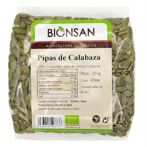 Pipas de Calabaza Cucurbita Bionsan Bio 250g