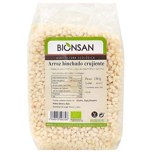 Arroz Integral Inflado Bionsan Bio 180g