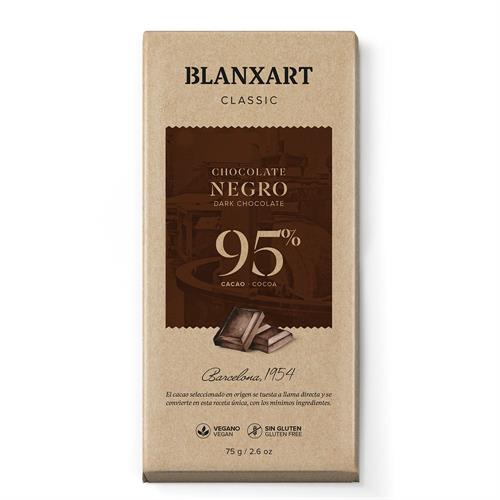 Chocolate Classic Negro 95% Blanxart 75g