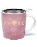 Juego de Taza de Té con Infusor Fases Lunares 400ml