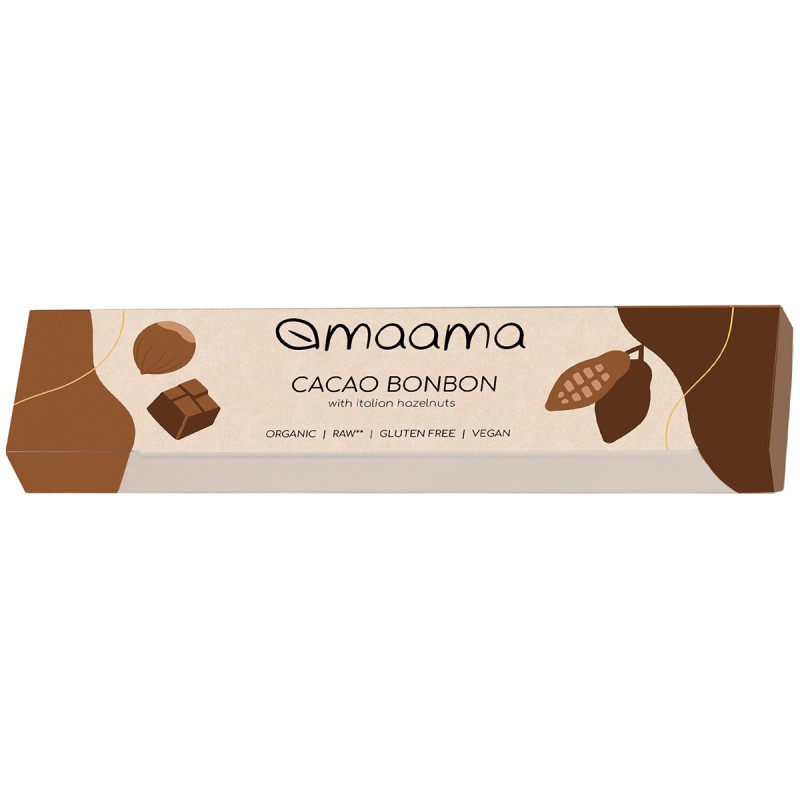 Bombones Rellenos de Gianduia Praliné Sin Gluten Bio Maama 80g (8 x 10g)