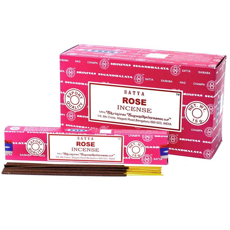 Incienso Rosa Satya Sai Baba 15g