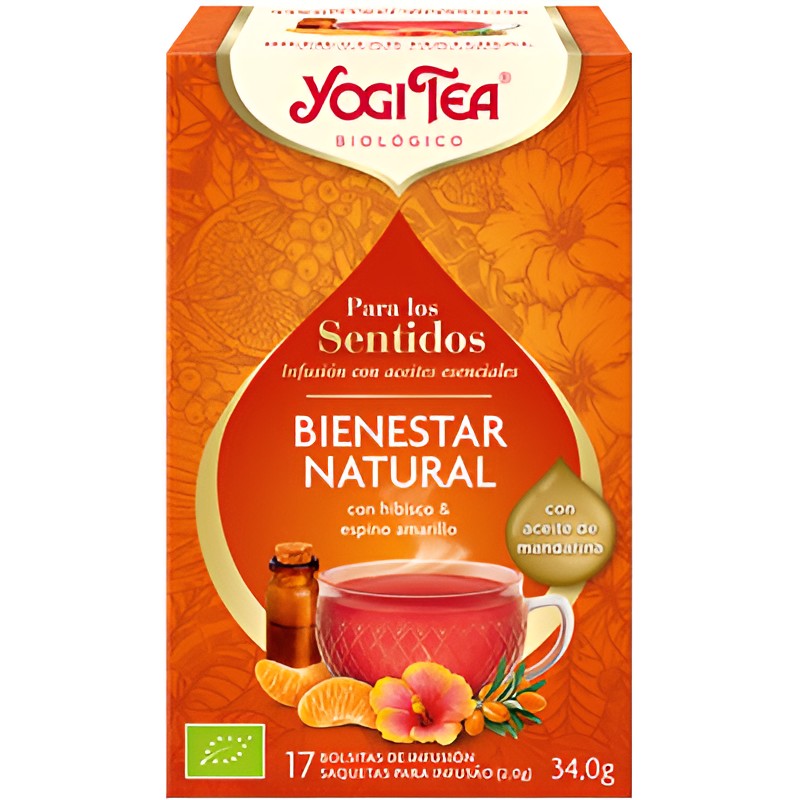 Infusión Sentidos Bienestar Natural Yogi Tea Bio 17 Bolsitas 34g