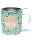 Juego de Taza de Té con Infusor Árbol de la Vida 400ml