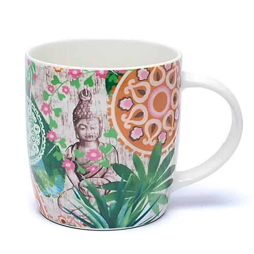 Juego de Taza de Té con Infusor Buda Paraíso 400ml