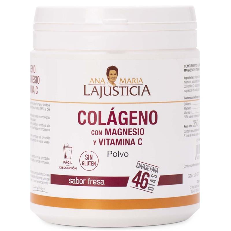 Colágeno con Magnesio y Vit C Sabor Fresa AML Polvo 350g