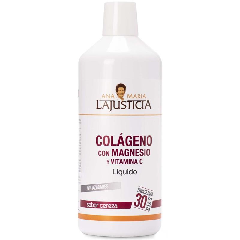 Colágeno con Magnesio y Vit C Sabor Cereza AML 1L