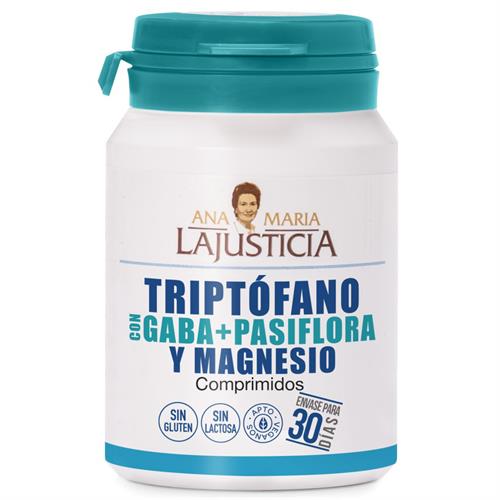 Triptófano con GABA Pasiflora y Magnesio AML 60 Comprimidos