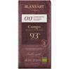 Chocolate Negro sin Azúcares Congo 93% Blanxart Bio 75g