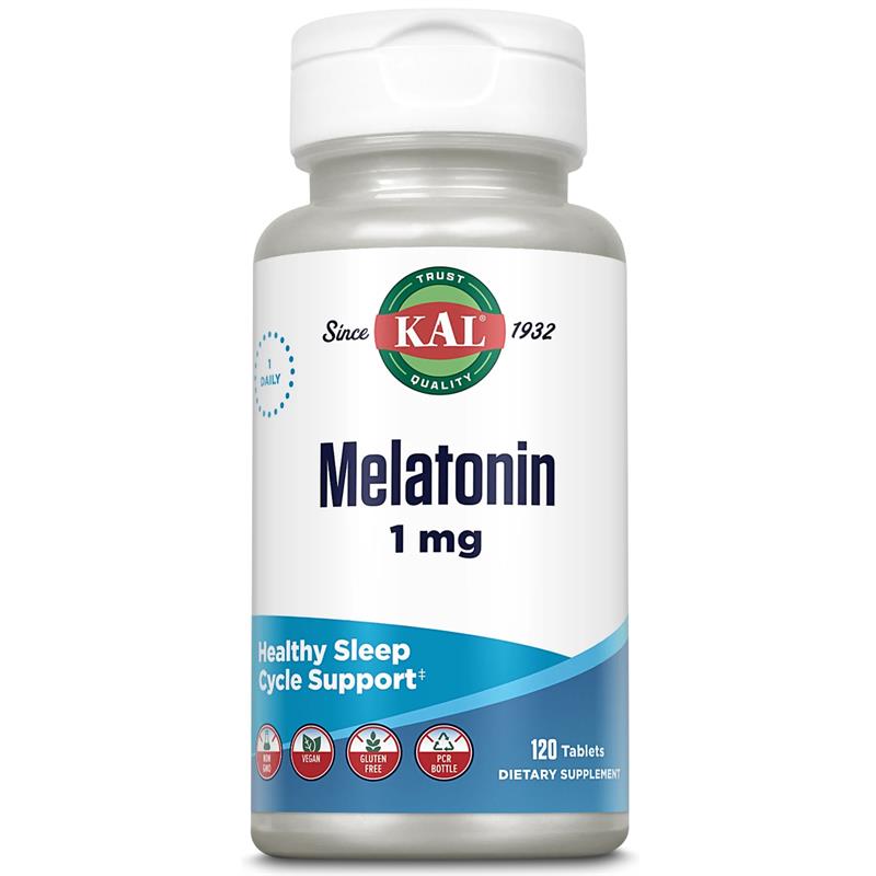 Kal Melatonin 1 mg Solaray 120 comp.