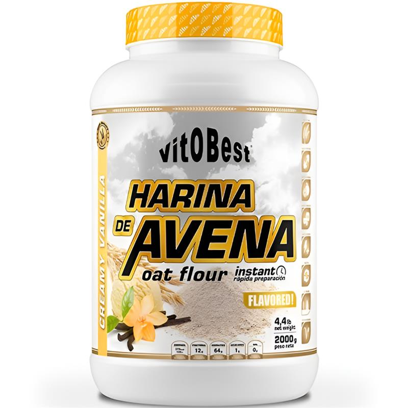 Harina de Avena Sabor Vainilla Vitobest 2Kg