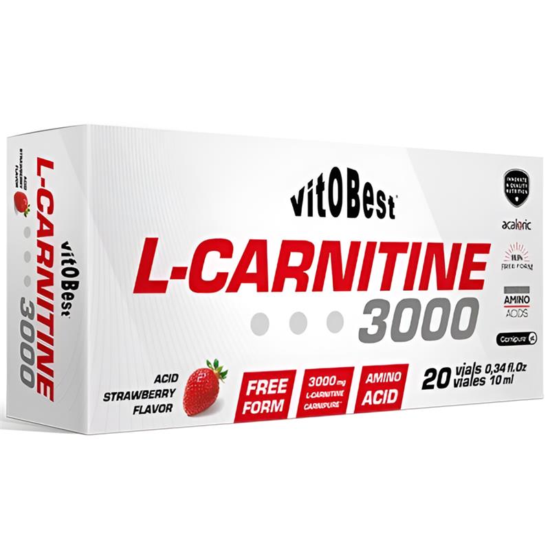 L-Carnitine 3000 Cola Zero Vitobest 20 Viales de 10ml