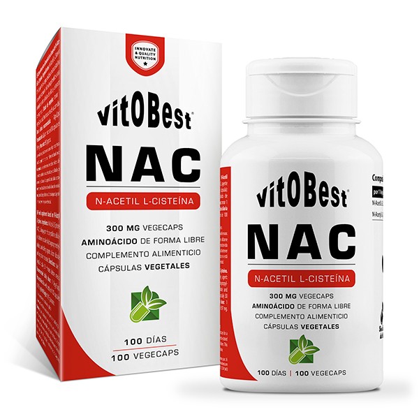 NAC 300mg Vitobest 100 Cápsulas