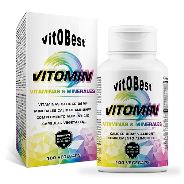 Vitomin Vitamina & Mineral Complex Vitobest 100 Cápsulas