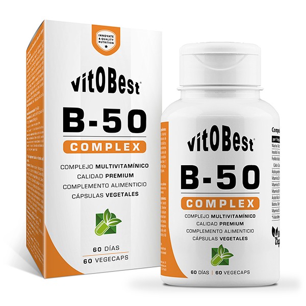 Vitamina B50 Complex Vitobest 60 Cápsulas