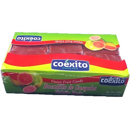 Bocadillos de Guayaba Veleño Rojo Coexito 12uds 480g