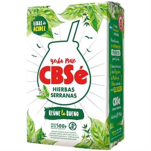 Yerba Mate Hierbas Serranas CBSe 500g