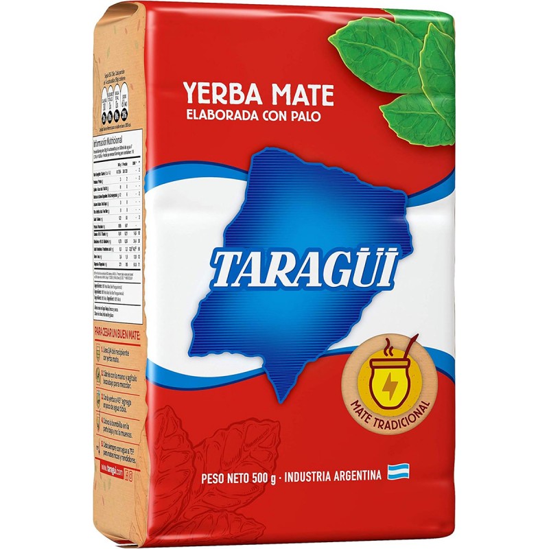 Yerba Mate Con Palo Roja Taragui 500G