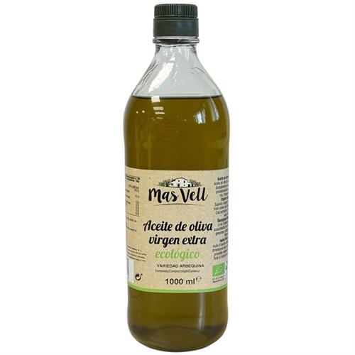 Aceite de Oliva Virgen Extra Arbequina Mas Vell Bio 1 litro