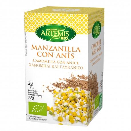 Manzanilla Con Anís Artemis Bio 20 filtros