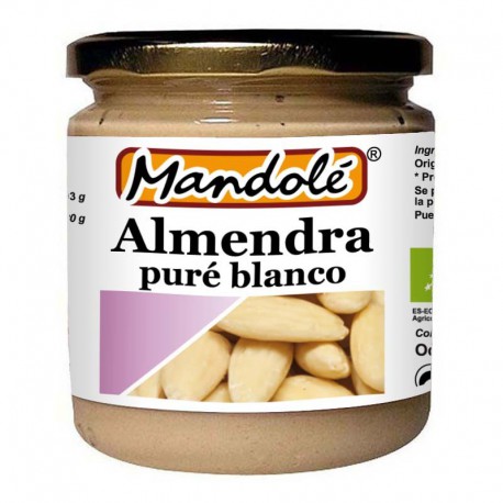 Puré de Almendra Blanco (100% Almendra) Bio 325g