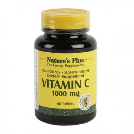 Vitamina C 1000 mg Con Escaramujo Liberación Sostenida 60 comprimidos