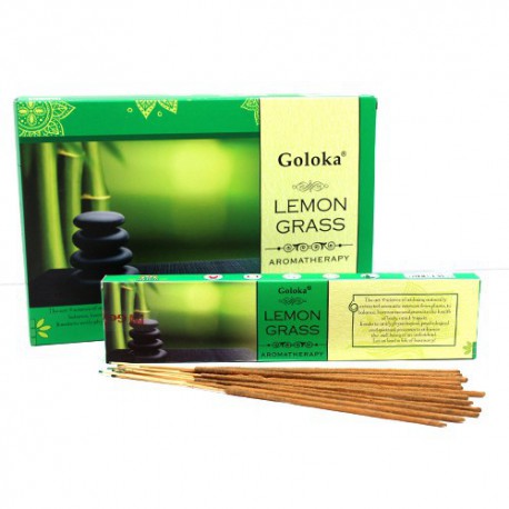 Incienso Goloka Aromaterapia Lemon Grass 15g - Ecocash