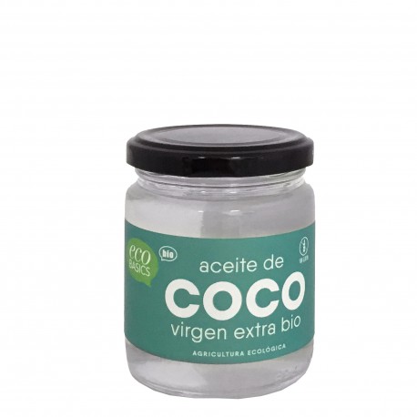 Aceite de Coco Virgen EcoBasics Bio 200 ml 184g