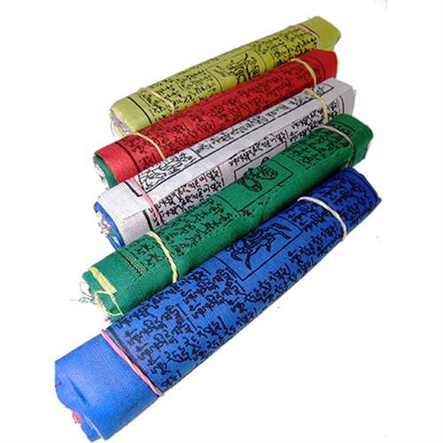 Cordón 25 Banderas Oraciones Tibetanas 14X19X500 cm