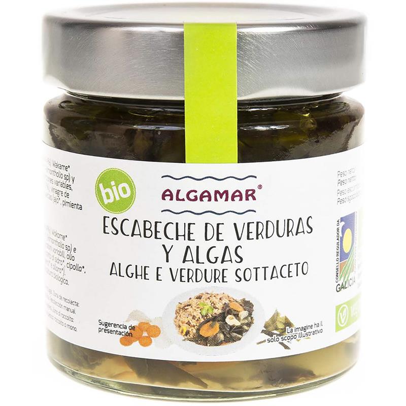 Escabeche de Verduras y Algas Algamar Bio 190g