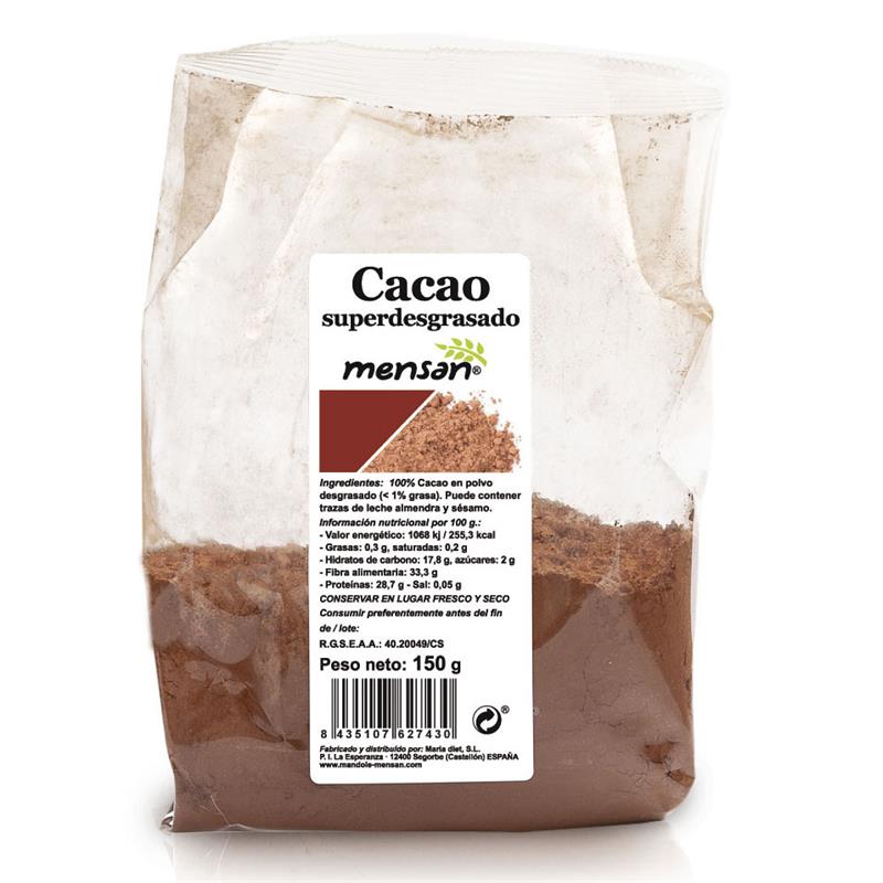 Cacao en Polvo Superdesgrasado 0,3% 150g