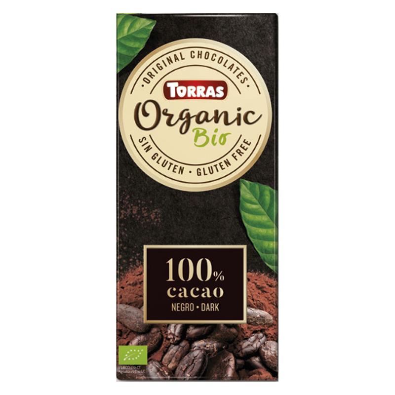Chocolate Orgánico 100% Cacao Bio 100g