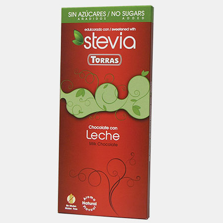 Chocolate con Leche con Stevia Convencional 100g