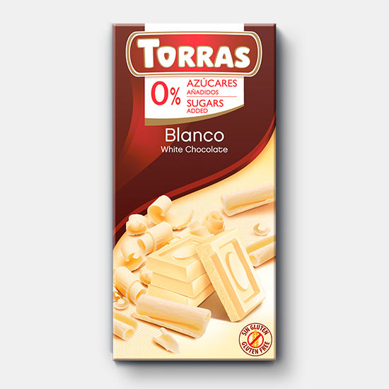 Chocolate Blanco Sin Azúcar Classic Convencional 75g