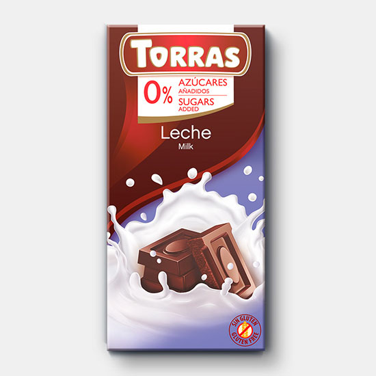 Chocolate con Leche Sin Azúcar Classic Convencional 75g