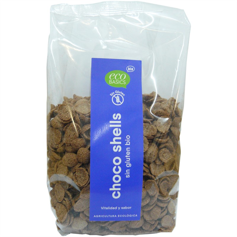 Choco Shells Sin Gluten EcoBasics Bio 160g