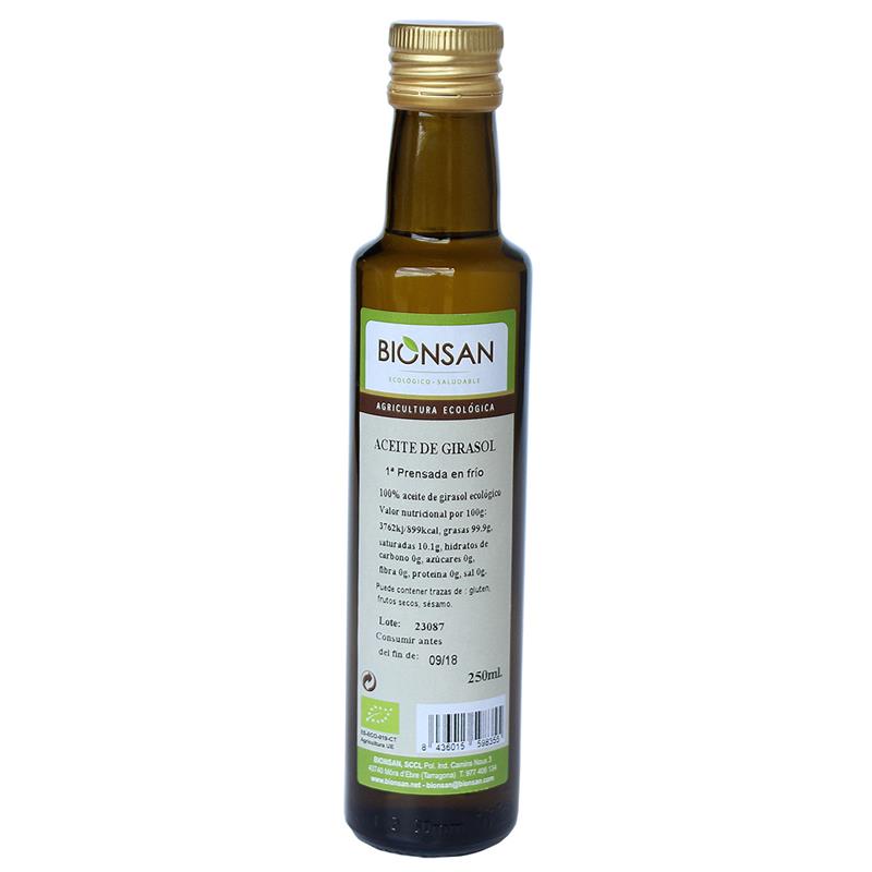 Aceite de Girasol Extra Virgen Bionsan Bio 250ml
