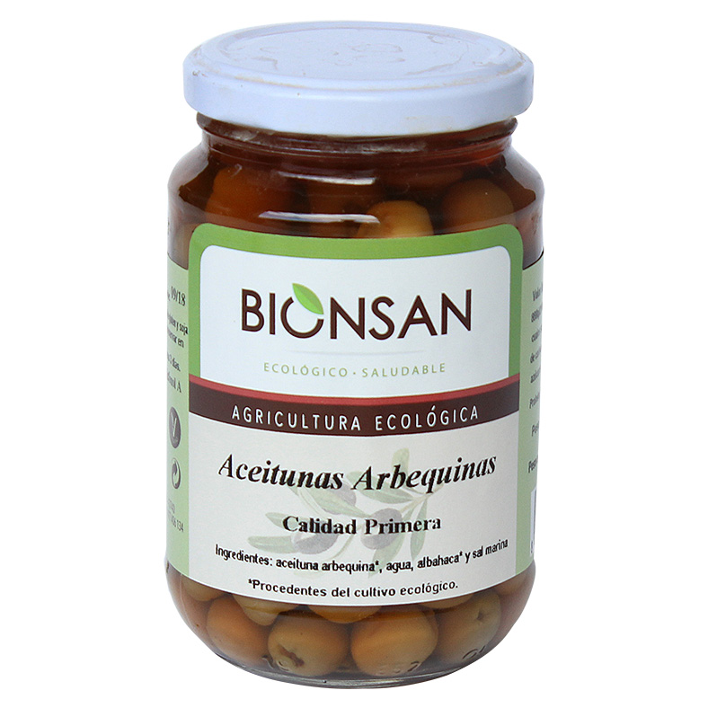 Aceituna Arbequina Bionsan Bio 200g