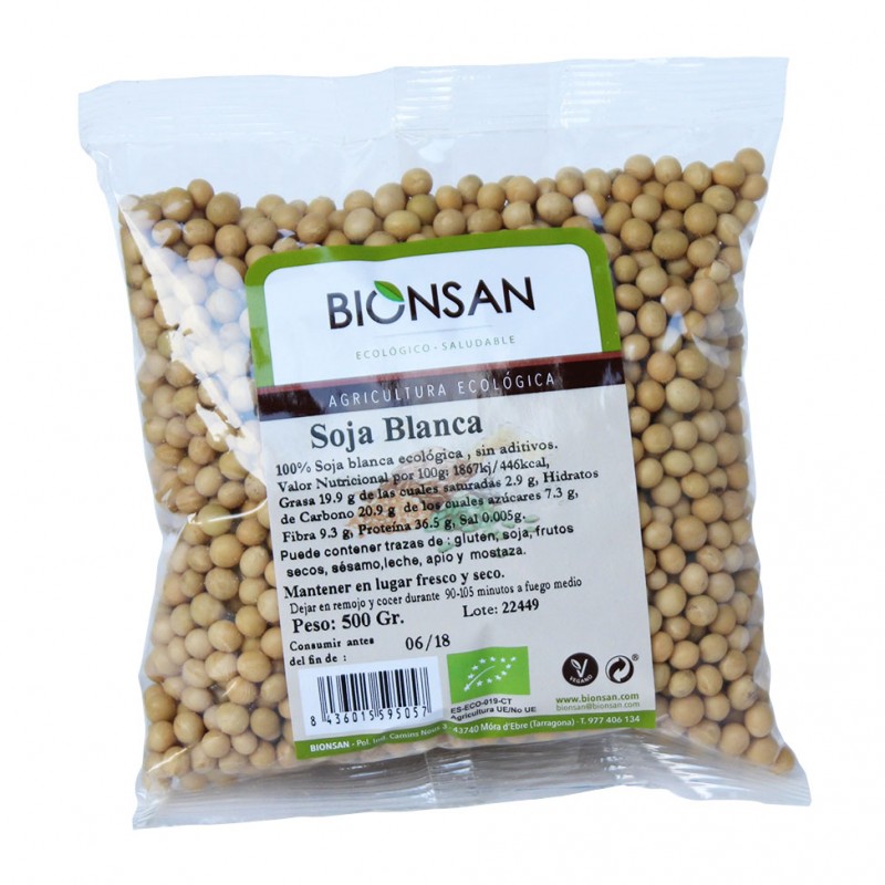 Soja Blanca Bionsan Bio 500g