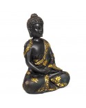 Estatua Buda de la Meditación con Acabado Antiguo