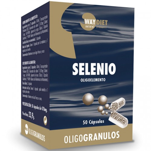 Selenio Oligogránulos 50 Cápsulas